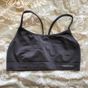 organic basics ‘silver tech’ active sports bra